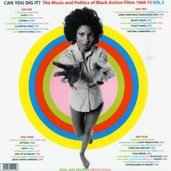 Can You Dig It? The Music and Politics of Black Action Films 1968-75 Vol 2 Soundtrack (Various Artists) - CD Back cover