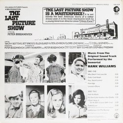 The Last Picture Show Ścieżka dźwiękowa (Various Artists) - Tylna strona okladki plyty CD