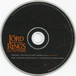 The Lord of the Rings: The Two Towers Ścieżka dźwiękowa (Howard Shore) - wkład CD