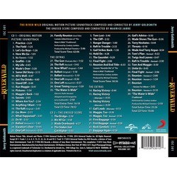 The River Wild Soundtrack (Jerry Goldsmith) - CD Back cover