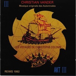 Les Voyages de Christophe Colomb Ścieżka dźwiękowa (Christian Vander) - Okładka CD
