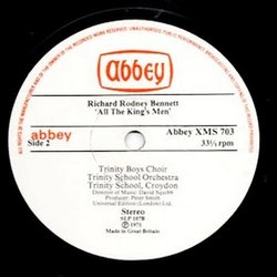 All The King's Men サウンドトラック (Richard Rodney Bennett) - CDインレイ
