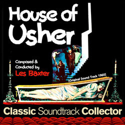 House of Usher Trilha sonora (Les Baxter) - capa de CD