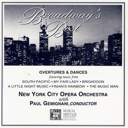 Broadway's Best Soundtrack (Various Artists) - CD cover