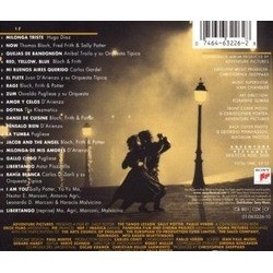 The Tango Lesson Soundtrack (Various Artists, Fred Frith) - CD Back cover