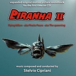 Piranha II Trilha sonora (Stelvio Cipriani) - capa de CD