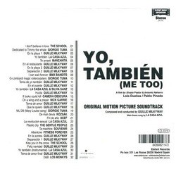 Yo, Tambin Ścieżka dźwiękowa (Guille Milkyway) - Tylna strona okladki plyty CD