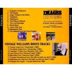 Images サウンドトラック (John Williams) - CD裏表紙