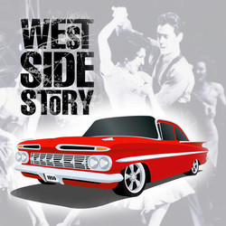 West Side Story Soundtrack (Leonard Bernstein, Stephen Sondheim) - CD cover