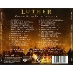 Luther サウンドトラック (Richard Harvey) - CD裏表紙