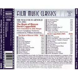 The Roots Of Heaven / David Copperfield Ścieżka dźwiękowa (Malcolm Arnold) - Tylna strona okladki plyty CD