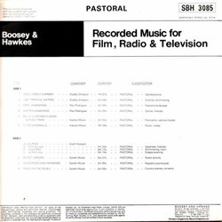 Pastoral Soundtrack (Grant Hossack, Aubrey Meyer, Paul Rodriguez, Dudley Simpson, Gareth Wood) - CD Back cover