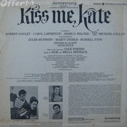 Kiss Me Kate Ścieżka dźwiękowa (Original Cast, Cole Porter, Cole Porter) - Tylna strona okladki plyty CD