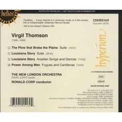 Louisiana Story Soundtrack (Virgil Thomson) - CD Back cover