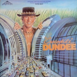 Crocodile Dundee Trilha sonora (Peter Best) - capa de CD