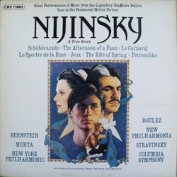 Nijinsky サウンドトラック (Various Artists) - CDカバー