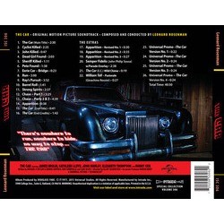 The Car Soundtrack (Leonard Rosenman) - CD Back cover