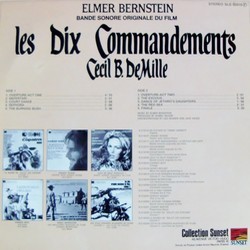 Les Dix Commandements Soundtrack (Elmer Bernstein) - CD Achterzijde