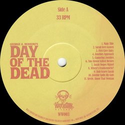 Day of the Dead サウンドトラック (John Harrison) - CDインレイ