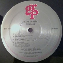 Cinemagic Bande Originale (Dave Grusin) - cd-inlay