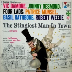 The Stingiest Man in Town Soundtrack (Original Cast, Fred Spielman, Janice Torre) - CD cover