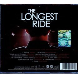 The Longest Ride サウンドトラック (Various Artists) - CD裏表紙