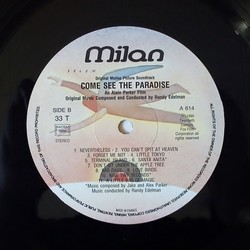 Come See the Paradise Ścieżka dźwiękowa (Randy Edelman) - wkład CD