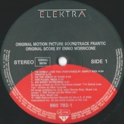 Frantic Soundtrack (Ennio Morricone) - cd-cartula
