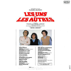 Les Uns et les Autres サウンドトラック (Francis Lai, Michel Legrand) - CD裏表紙