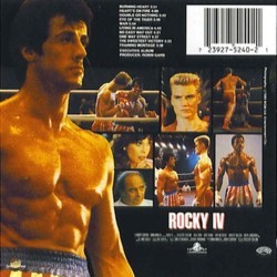 Rocky IV サウンドトラック (Various Artists, Vince DiCola) - CD裏表紙