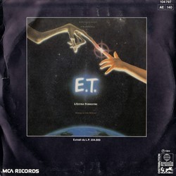 E.T. L'Extra-Terrestre Soundtrack (John Williams) - CD Back cover