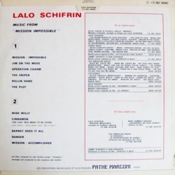 Mission: Impossible Colonna sonora (Lalo Schifrin) - Copertina posteriore CD