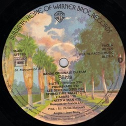 Bilitis Bande Originale (Francis Lai) - cd-inlay