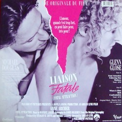 Liaison Fatale Soundtrack (Maurice Jarre) - CD Back cover