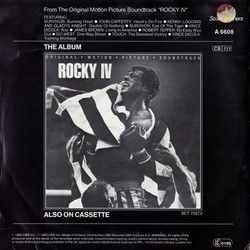 Rocky IV Trilha sonora (Various Artists, Vince DiCola) - CD capa traseira