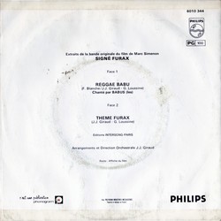 Sign Furax Trilha sonora (Les Babus, Jean-Jacques Giraud, Grard Loussine) - CD capa traseira