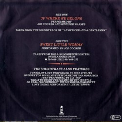 An Officer and a Gentleman Soundtrack (Joe Cocker, Jack Nitzsche) - CD Back cover