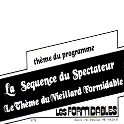 La Squence du Spectateur Soundtrack (Les Formidables) - CD Back cover