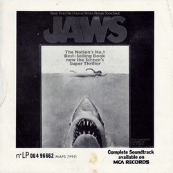 Jaws サウンドトラック (John Williams) - CD裏表紙
