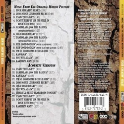 Your Cheatin' Heart Soundtrack (Hank Williams Jr.) - CD Achterzijde