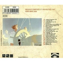 Robinson & Cie Soundtrack (Ren-Marc Bini) - CD Back cover