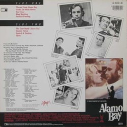 Alamo Bay Ścieżka dźwiękowa (Various Artists, Ry Cooder) - Tylna strona okladki plyty CD