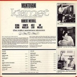 Kismet Soundtrack (Original Cast, George Forrest, Robert Wright) - CD Back cover