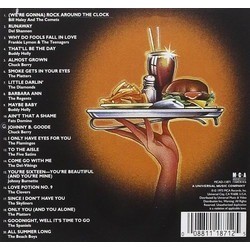 American Graffiti Ścieżka dźwiękowa (Various Artists) - Tylna strona okladki plyty CD
