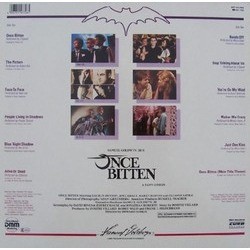 Once Bitten Ścieżka dźwiękowa (Various Artists, John Du Prez) - Tylna strona okladki plyty CD