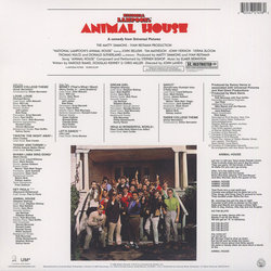 National Lampoon's Animal House Ścieżka dźwiękowa (Various Artists, Elmer Bernstein) - Tylna strona okladki plyty CD