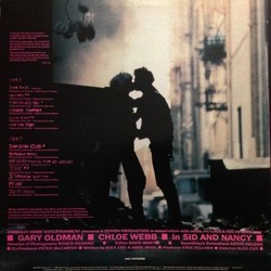 Sid & Nancy: Love Kills サウンドトラック (Various Artists) - CD裏表紙
