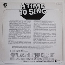 A Time to Sing Soundtrack (Hank Williams Jr.) - CD Back cover