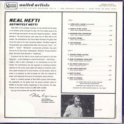 Definitely Hefti! サウンドトラック (Neal Hefti) - CD裏表紙