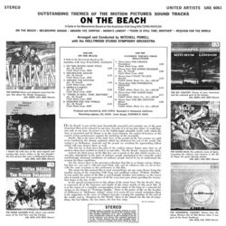On the Beach サウンドトラック (Various Artists) - CD裏表紙